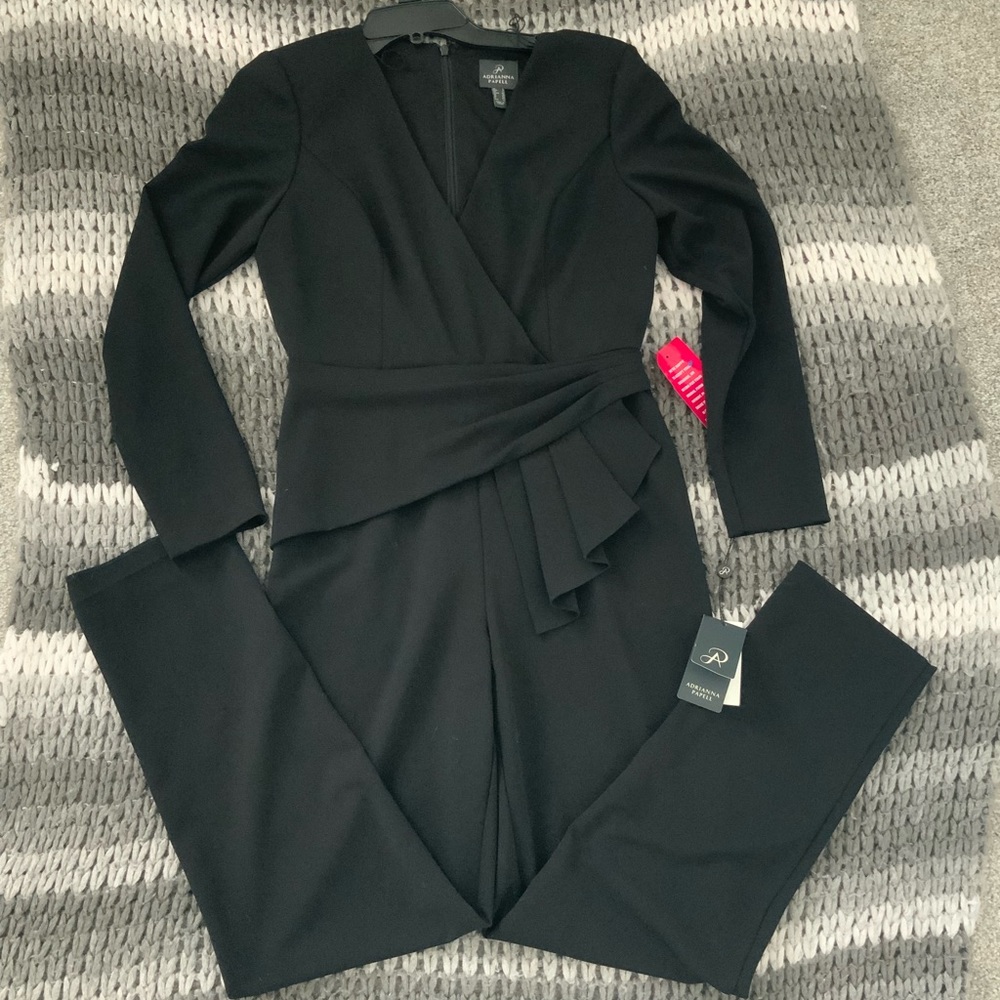 NWT black long sleeve jumpsuit